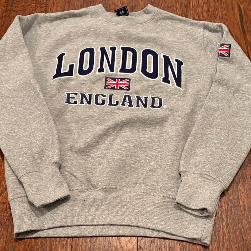 K.k Apparel London England sweatshirt